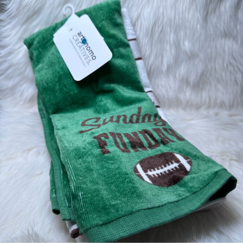 Sunday Funday set of 3 Kitchen Towels | artonomo CREATIVES | NWT